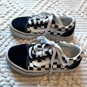 Kids 12 Vans Old Skool Checkerboard